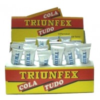 Cola Contacto TRIUNFEX em Tubos  - Caixa 34 uni